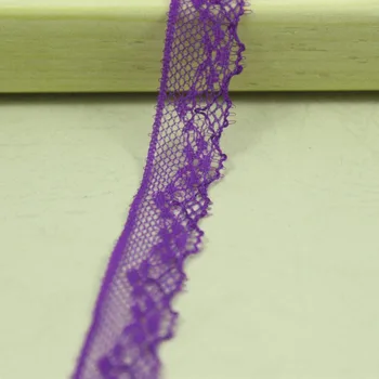 10 metrov/lot 16 mm širina vijolično non-Stretch Čipke trim šivanje/oblačila/oblačila dodatki