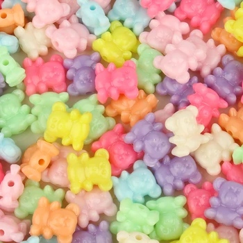 100 kozarcev Candy Barve Imeti Obliko Akril Kroglice Za Nakit, Izdelava DIY Čare Uhan Zapestnico, Ogrlico Obrti Dodatki