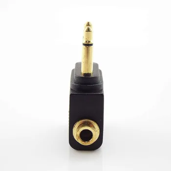 2pcs 3,5 mm izhod za Slušalke Letalo Plug adapter Priključek Letalske Slušalke Slušalke Slušalke Avdio Potovanja Jack Adapter a1