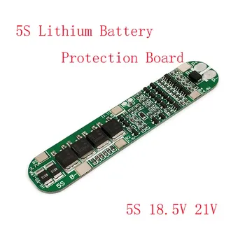 5S 15A Li-ionska Litij Baterija 18650 Polnilnik PCB BMS 18.5 V Cell Protection Board Integrirana Vezja