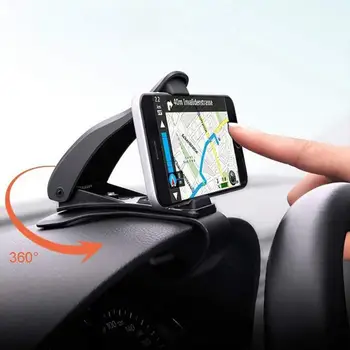 Avto Nosilec za Telefon, 360-Stopinjski GPS Navigacijski Plošči Držalo v Avtu za Univerzalni Mobilni Telefon Clip Nastavek za Stojalo, Nosilec