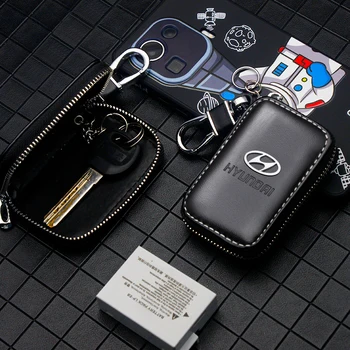 Avto Styling Tipko Primeru Keychain Kovanec Torbici Auto Daljinski upravljalnik Škatla za Shranjevanje Pribor Za Hyundai Tucson 2016 Ix35 I40 IX20 Getz