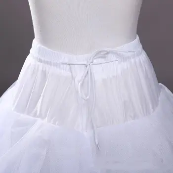 Bel Til Petticoat za Slog Črte Poročno Obleko, Št Obroče Poročne Poročni Dodatki, Dolga spodnja krila Underskirt