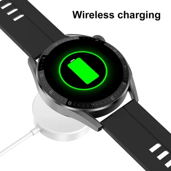Bluetooth Klic EKG Pametno Gledati Moške Brezžično Polnjenje NFC Nadzor Poln na Dotik GPS Track IP68 Vodotesen Smartwatch 200+ Watch Face