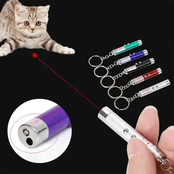 LED Laser Mačka Igrače Red Dot Lasersko Svetlobo Kazalec Laser Pero Cat Stick Interaktivne Igrače Draži Palice Mini Svetilka Hišnih Dodatki