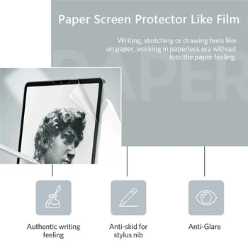 Pisanje na Papir Screen Protector za Apple iPad z 9.7 2018 2017 Risanje Mat Mehka Film za iPad Zraka 2 1 Pro 9.7 5. 6the Gen