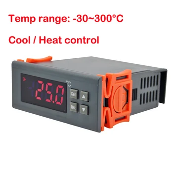 Rele izhod 30A 10A LED temperaturni regulator pečica z Visoko temperaturni senzor
