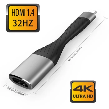 Tip C Priključka HDMI in združljiv Kabel Adapter 32HZ 4K Tip C 3.1 Za HDMI je združljiv Strele 3 Za Prenosni računalnik, Mobilni Telefoni