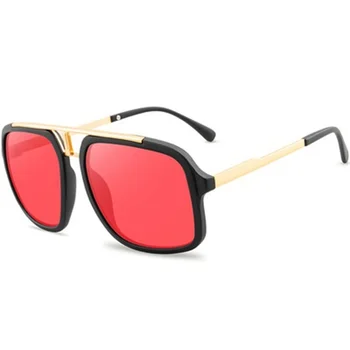 Vintage Steampunk blagovno Znamko Design Luksuzni Majhen Okvir sončna Očala Moški Ženske Modni Kvadratnih sončna Očala Odtenki UV400 Letnik Očala