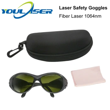 YOULASER 1064nm Laser zaščitna Očala 850-1300nm OD4+ CE Zaščitna Očala Za Fiber Laser