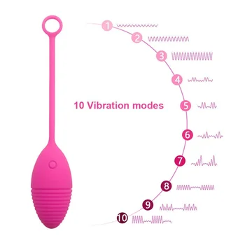 10 Hitrosti Skok Jajce Vibrator Vibracijsko Jajce Silikonski Brezžični USB Polnilne Analne Stimulacije Ščegetavčka Sex Igrače Za Odrasle Ženske