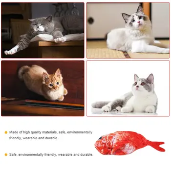 30 cm Mačka Igrača Ribe USB Električnih Polnilnih Simulacije Ples Skoki Gibljejo Kekec Ribe Mačka Igrače Elektronske Ribe Igrače Za Mačke