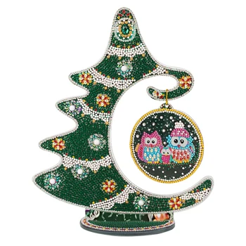 5d Diy Diamond Slikarstvo Božično Drevo Navzkrižno Šiv Vezenje Mozaik Kristalno Xmas Tree Obrti Doma Okraski za novoletno Darilo