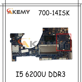 Akemy BYG43 NM-A601 Za Lenovo YOGA 700-14ISK YOGA700-14ISK Prenosni računalnik z Matično ploščo PROCESOR I5 6200U DDR3 Test Delo
