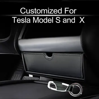 Avto sredinski Konzoli Predal za Shranjevanje Polje Pladenj Cubby Avto Notranja Oprema za Tesla Model X Model S 2012-2017