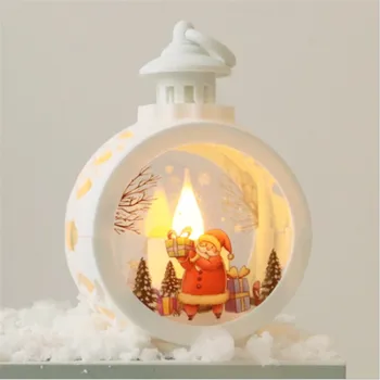 Božič LED Luči, Okraski za Božična Drevesa Obesek, Božični Okraski za Dom Santa Sveče Luči 2022 Novo Leto Navidad