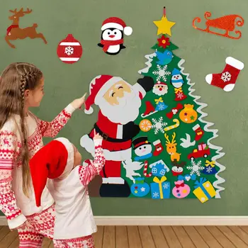 DIY Čutiti Božično Drevo Vesel Božič Okraski Za Dom 2021 Božični Okraski Noel Navidad Božič Otroci Darila, Novo Leto 2022