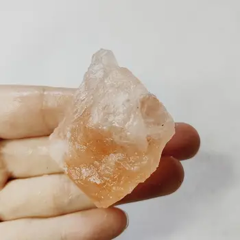 Naravni kristal oranžna sol surovega kamna brez ogenj aromatično razpršitev kamen dekoracijo demagnetization kamen akvarij 3-4 cm 1pcs