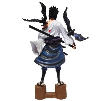 Naruto 28 cm Anime Slika PVC Dejanje Dekoracijo Zbirka Uchiha Sasuke Figur Igrače Model Figur Doma Dekor Fidget Igrača