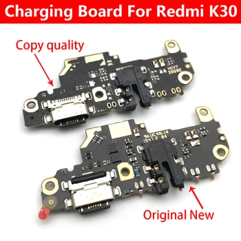 Original Za Xiaomi Redmi K30 Polnjenje prek kabla USB Vrata Dock Polnilnik Priključek Odbor Flex Kabel Za Xiaomi Pocophone X2 X2 Poco