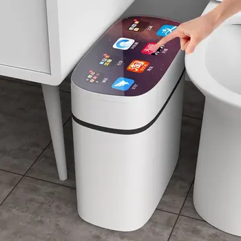 Samodejno Touchless Inteligentni indukcijski Senzor Gibanja Kuhinja Smeti Široko Odpiranje Senzor Eco-prijazen Odpadkov, Smeti Bin