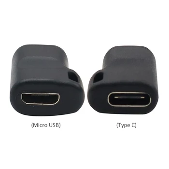 Tip C/Micro USB Ženski 4pin Adapter za Polnilnik za Garmin Fenix 5/5S/5X/6 Forerunner 45/245M/935 Pametno Gledati Polnjenje Pretvornik