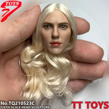 TTTOYS TQ210523 1/6 Scarlett Johansson PVC Glave, Kiparstvo Model Fit 12
