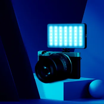 W140 RGB LED Video, Fotografija Svetlobe Fill Light 2500-9000K LCD-Zaslon Hladno Čevelj za Vlog Live Streaming Video